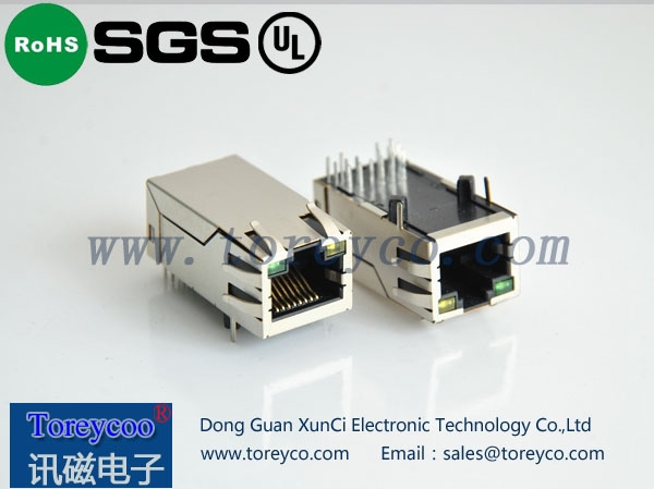 RJ45帶變壓器 RJ45帶變壓器